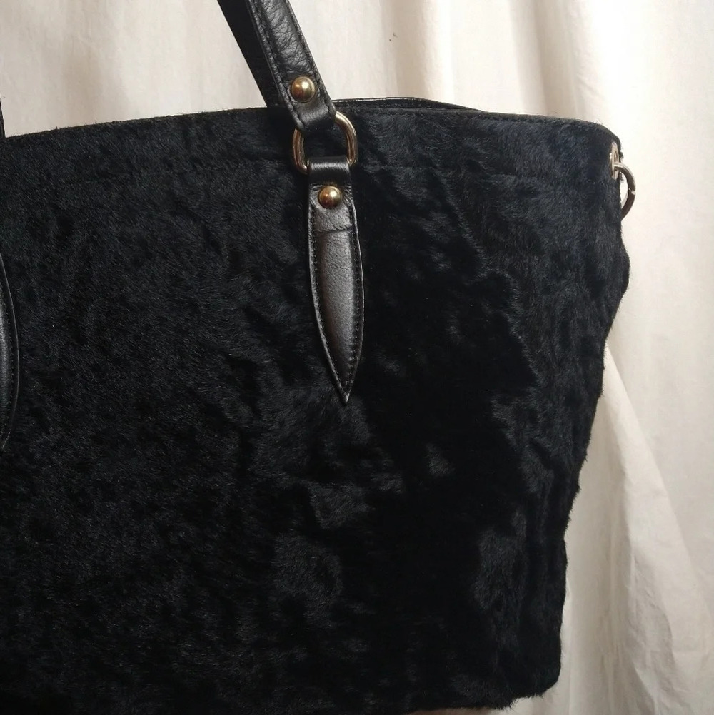 PULICATI Calve Hair/Leather Satchel NWOT 😍 - Picture 7 of 11
